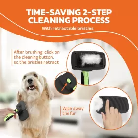 784672509589 THE PET PORTAL Cleaning Dog Brush Shedding Cat #2