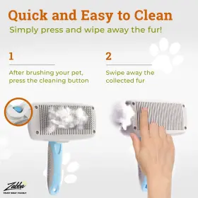 820103284851 THE PET PORTAL Cleaning Dog Brush Shedding Cat #3