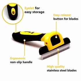 646437076364 THUNDERPAWS Shedding Tool Pet Brush Shedz #2