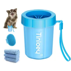755532779961 TINIOEY Dog Paw Cleaner Washer Absorbent Towels