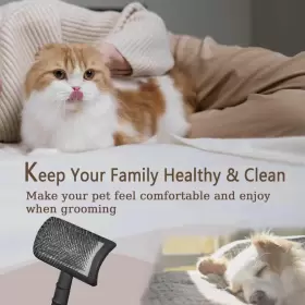 747302219180 TINYPOINT Slicker Brush Dogs Cats Pin Shedding #3