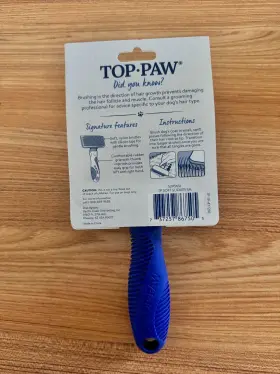 737257867505 TOP PAW Slicker Brush Hair Lengths #2