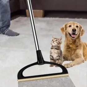 TS777 TOSMAL Carpet Rake Pet Hair Removal Broom