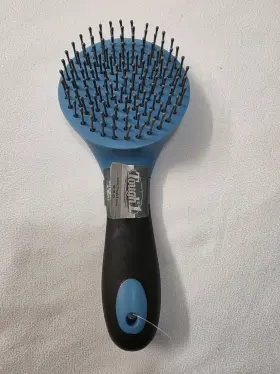 68-9017-4-42559 GREAT Grip Mane Tail Brush Turquoise Dog