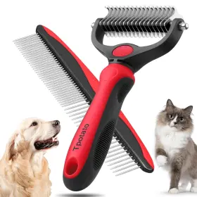 20241021 TPOTATO Deshedding Dog Brush Haired Cats Undercoat