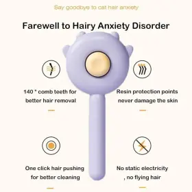 035435433543 TPWSD Magic Pet Comb Brush Hair Cleaner Cat #2