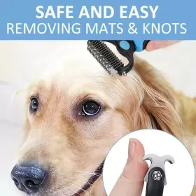 098841707301 TRACE KASA Dematting Brush Undercoat Rake Dogs #3