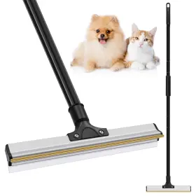616985055968 TRELC Carpet Rake Pet Hair Removal Broo