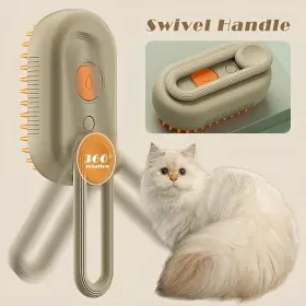 445037560579 TROPAME Cloud Care Cat Brush Hair Steam Shedding #3