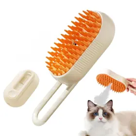 445037560579 TROPAME Cloud Care Cat Brush Hair Steam Shedding