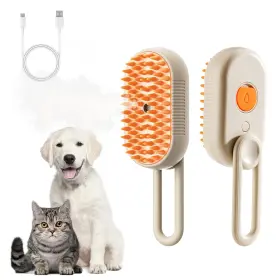 313034440439 TRUSS Cat Steam Brush Shedding Rechargeable
