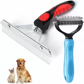 313105474479 TSXUREPAW Undercoat Rake Dog Deshedding Brush