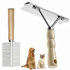 313111037033 TSXUREPAW Undercoat Rake Dogs Pack Double Coat
