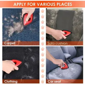 313047927965 TURBO-ROOFINDS Mini Pet Hair Remover Car Bed Fur #3