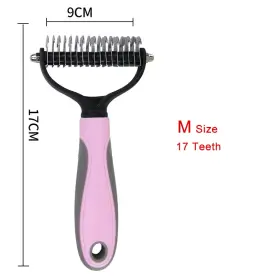 313050884828 TURBO-ROOFINDS Dog Deshedding Brush Pet Shedding