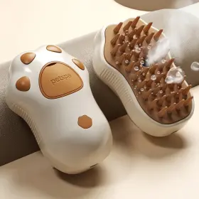 3PH20489-2 TURBO-ROOFINDS Steamy Pet Dog Brush Cat Steam Hair