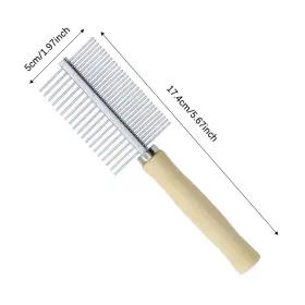 445006971948 TURBO-ROOFINDS Dog Pet Hair Remover Cat Comb
