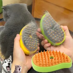 445008380397 TURBO-ROOFINDS Cat Dog Steamy Brush Steam Pet #2