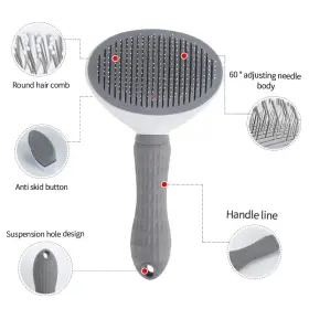 445014288250 TURBO-ROOFINDS Pet Cat Hair Brush Dog Comb Care #3