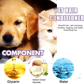 445014333349 TURBO-ROOFINDS Pet Hair Conditioner Cat Dog Oil #3
