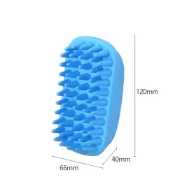 Comb TURBO-ROOFINDS Pet Bath Brush Rubber Hair Removal Dog #3