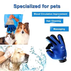 445044364382 TURBO-ROOFINDS Dog Pet Glove Silicone Cats Brush #3