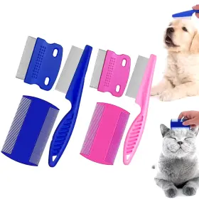 705353624629 TURBO-ROOFINDS Flea Comb Cat Set Removes Mucus #2
