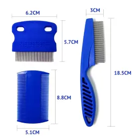 705353624629 TURBO-ROOFINDS Flea Comb Cat Set Removes Mucus #3