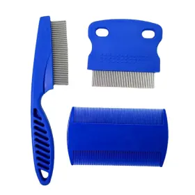 705353624629 TURBO-ROOFINDS Flea Comb Cat Set Removes Mucus