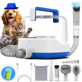 PG200 UBROBO Rechargeable Dog Vacuum Shedding Cordless