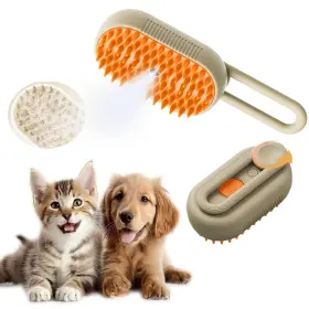 705353038365 UDEE Cat Steam Brush Pet Spray Hair Removal Comb