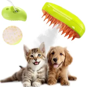 726084274143 UDEE Steam Brush Cats Dogs Silicone Cloud Care
