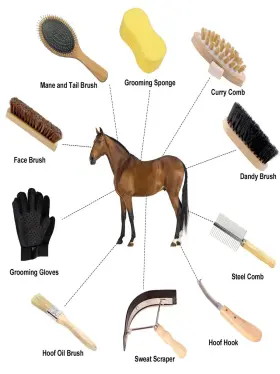 766925013807 UEEMPH Horse Brushes Storage Bag Hor Kit #2