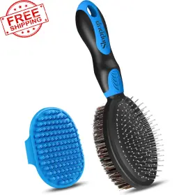 313027920948 UGNEL Dog Brush Shedding Bath Brushes Groom