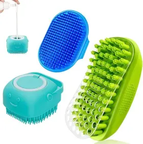 313050059028 UGNEL Dog Bath Brush Scrubber Shampoo