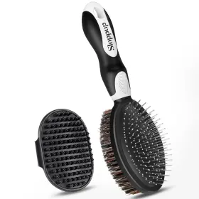 445011555515 UGNEL Dog Tools Double Bath Brush Shedding Suit