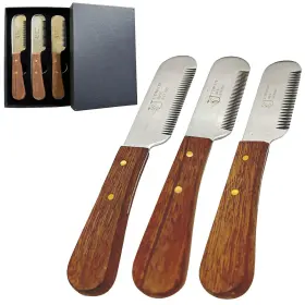 SK-6-3 ULTIMATE BEE STORE Dog Stripping Knives Shedding Tools