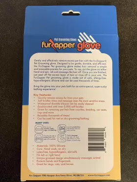FZG1001 UN Pet Glove Deshedder Groomer Hair Remover #3