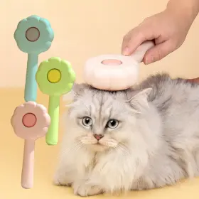 UHXTCW04-2 UNIQOCK Cat Brush Release Buttondog Brushcat Dog