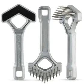 850000506961 UNTANGLER Mini Rake Double Row Rotating Blacktop
