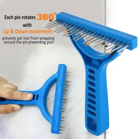 850031529069 UNTANGLER Rakes Shedding Silky Rotating Easily #3