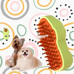 URSB2001 UR-AY Pet Tool Dogs Cats Steam Brush Dual