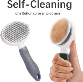 445051098089 FOR Brush Cleaning Slicker Dogs Cats Undercoat #3