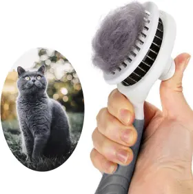 445051098089 FOR Brush Cleaning Slicker Dogs Cats Undercoat