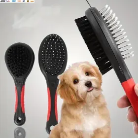 313038290269 USA-VIRALFINDS Dog Brush Cat Pet Comb Double Pin