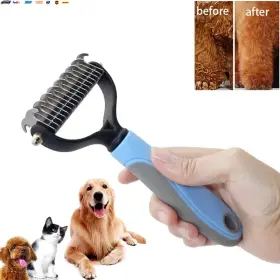 445002335317 USA-VIRALFINDS Pet Cat Hair Removal Comb Brush #2