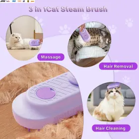 445037140108 USA-VIRALFINDS Cat Steam Brush Shedding Handle #2