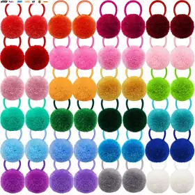 744110465372 USA-VIRALFINDS Hair Rubber Dog Solid Ball Bow
