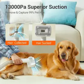 974230882610 UWANT Pet Hair Vacuum Pa Suction Whi Kit #2