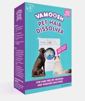 3X100G VAMOOSH Pet Hair Dissolver Box Up Washes Removal